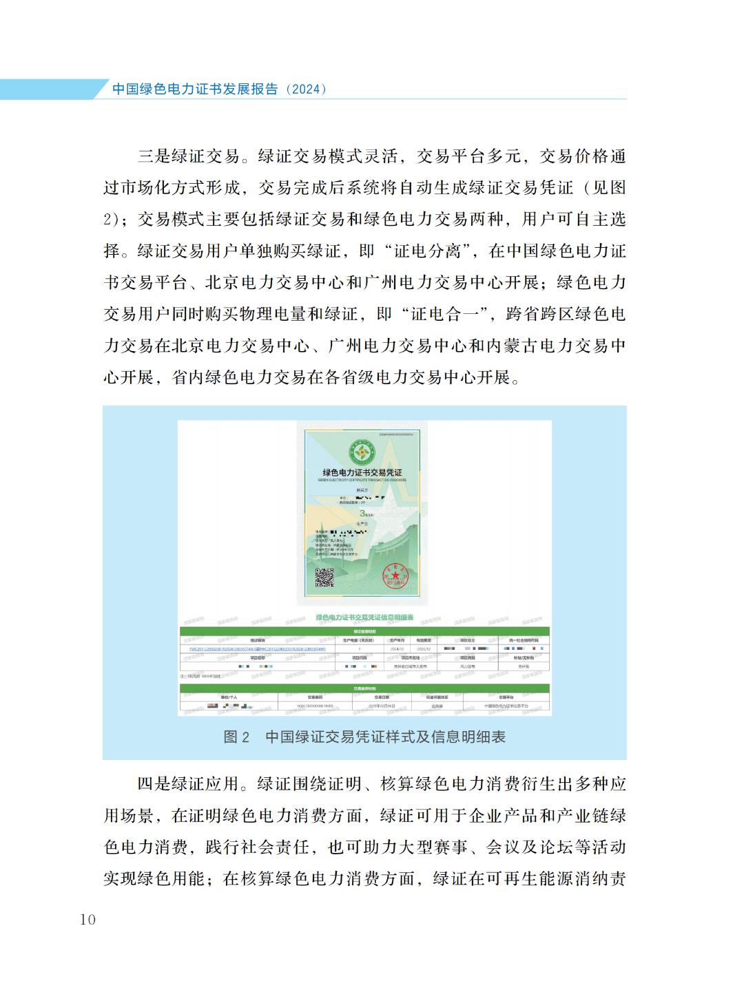 国家能源局 | 《中国绿色电力证书发展报告（2024）》
