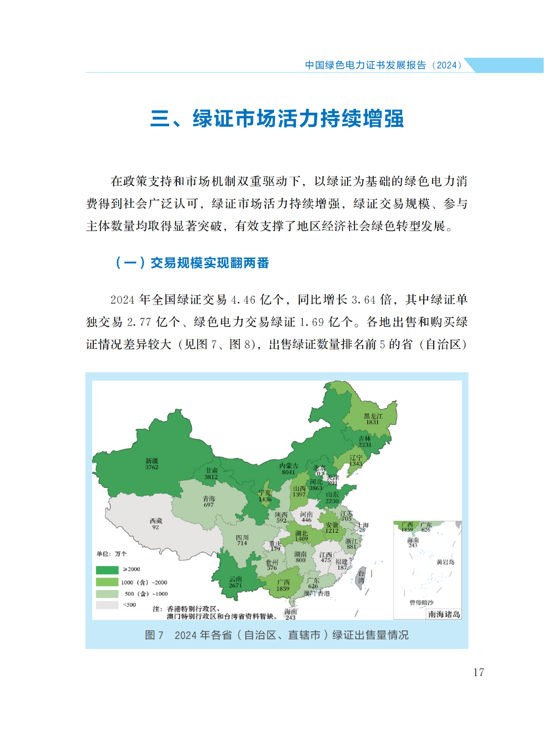 国家能源局 | 《中国绿色电力证书发展报告（2024）》