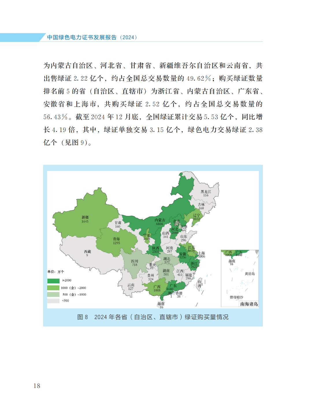 国家能源局 | 《中国绿色电力证书发展报告（2024）》